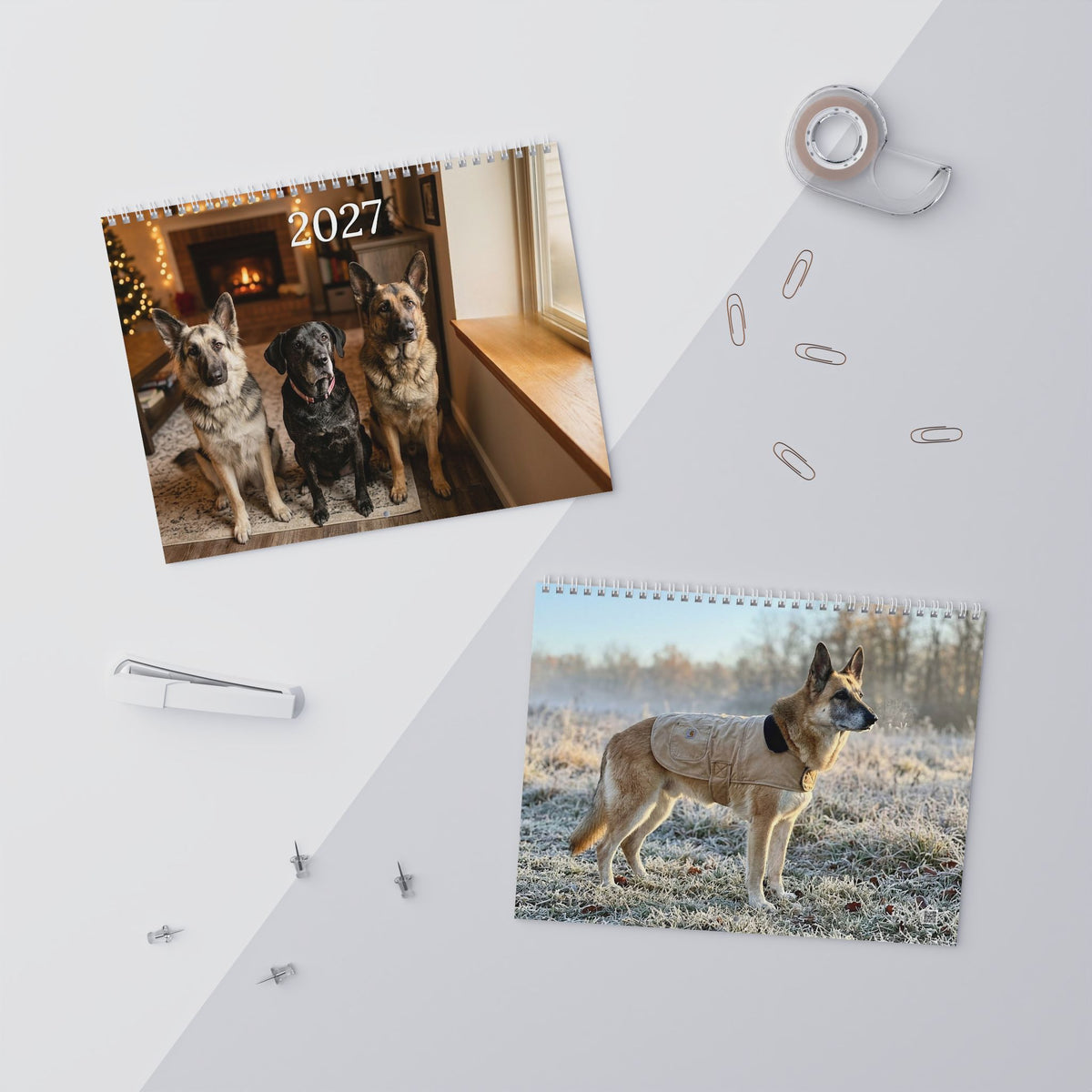 2027 Pet Wall Calendar | German Shepherd, Mastador & Cat Lover Gift