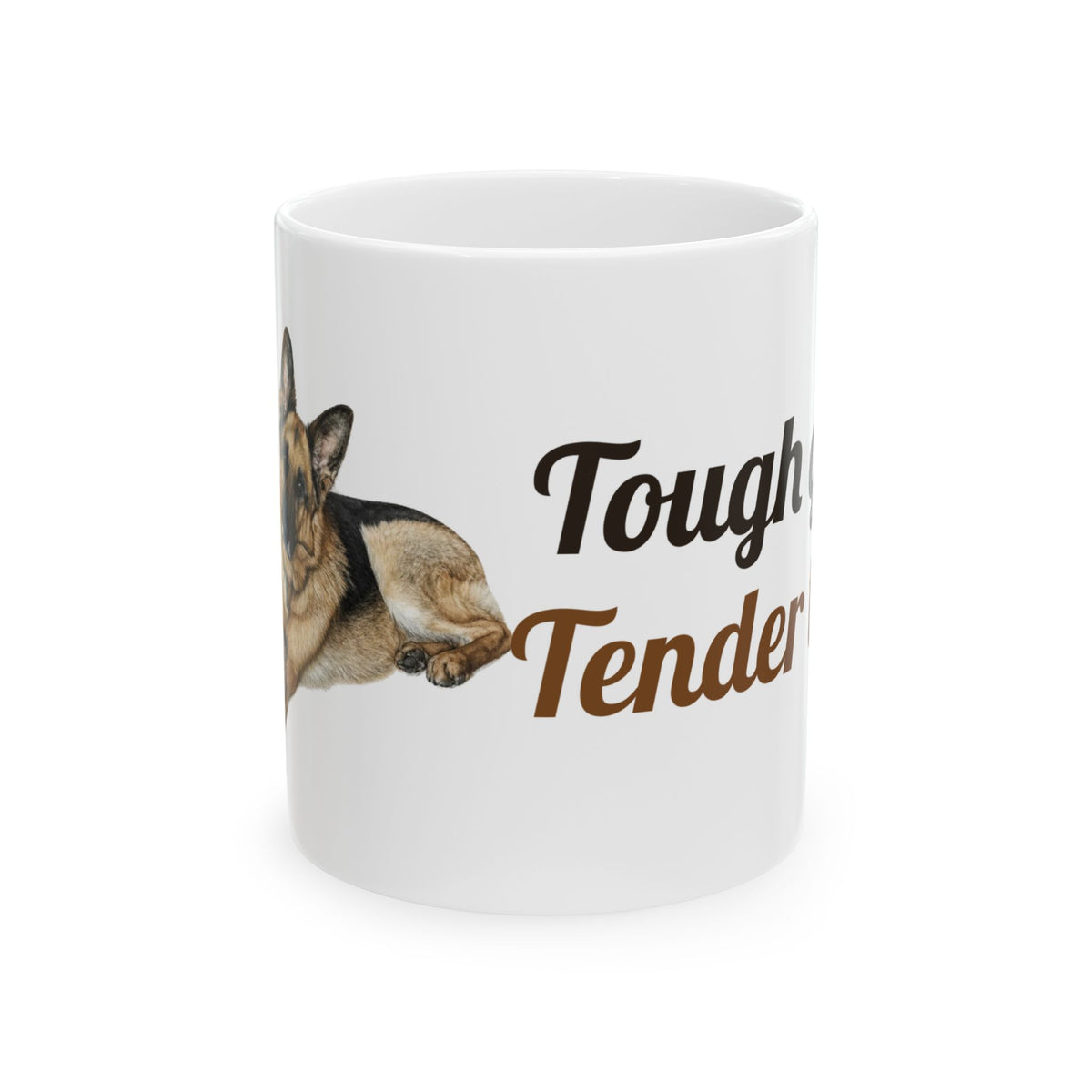 Tough guy. Tender toys | German Shepherd Mug