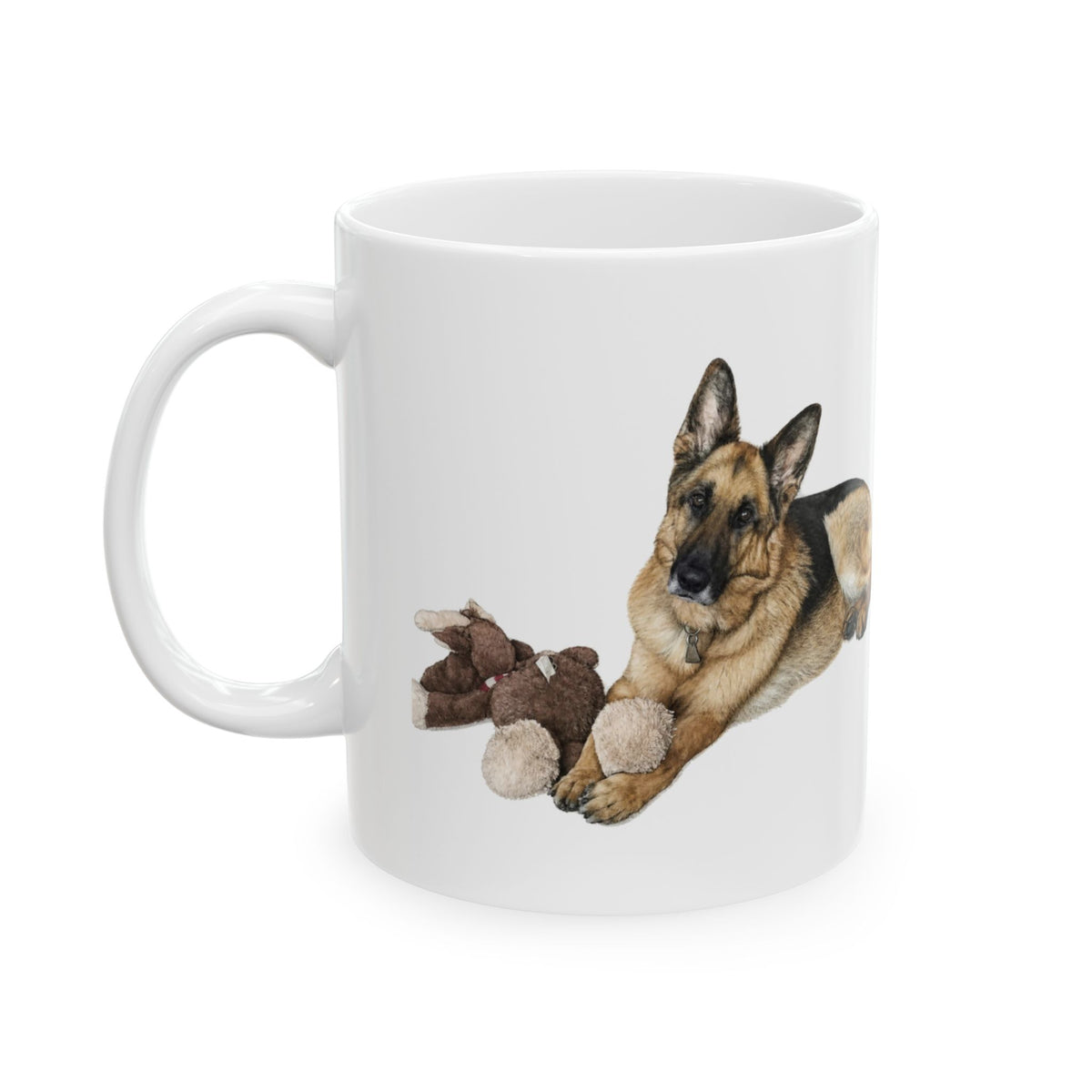 Tough guy. Tender toys | German Shepherd Mug