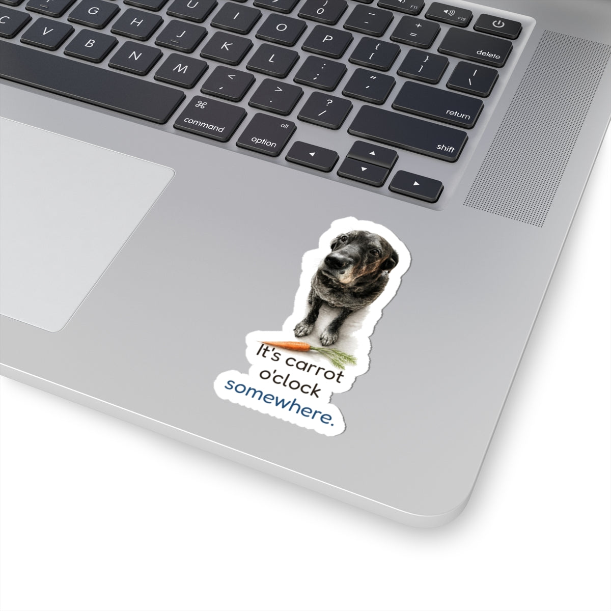 It's carrot o'clock somewhere | Mastador Sticker