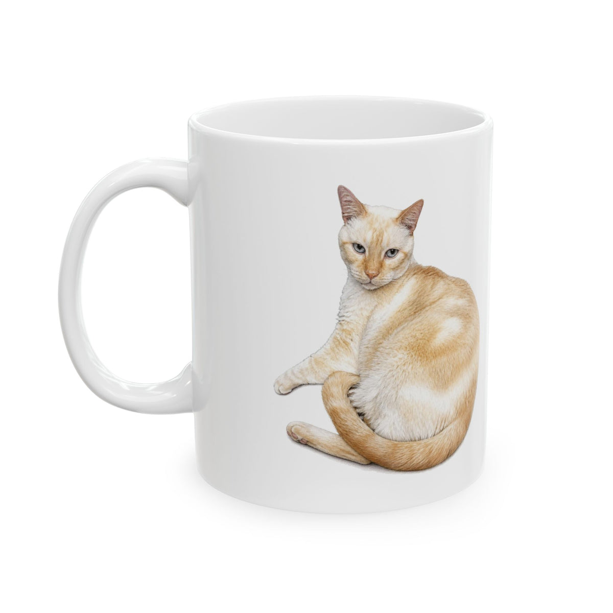 You Have Been Judged and Found Wanting | Siamese Cat Mug