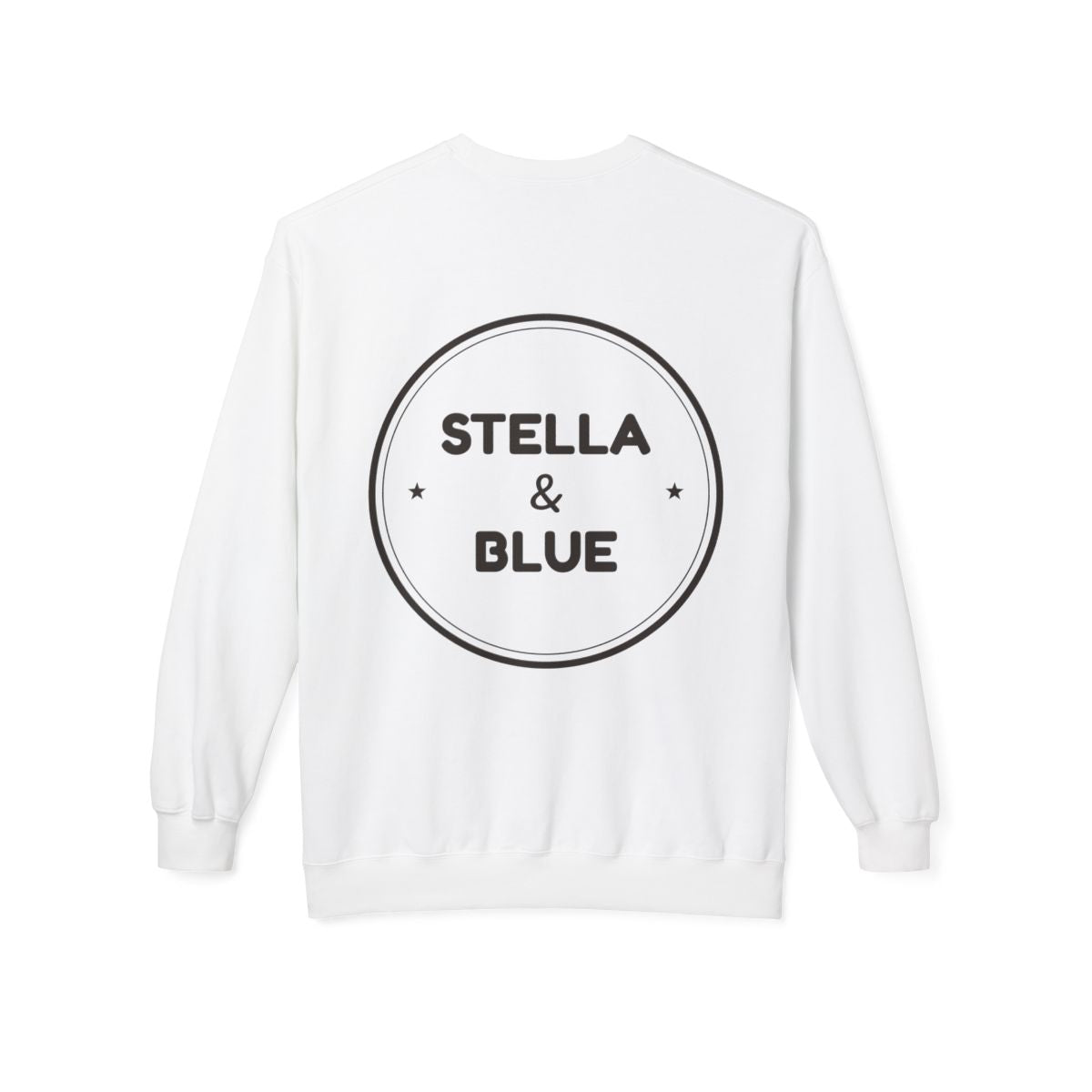 White sweatshirt back