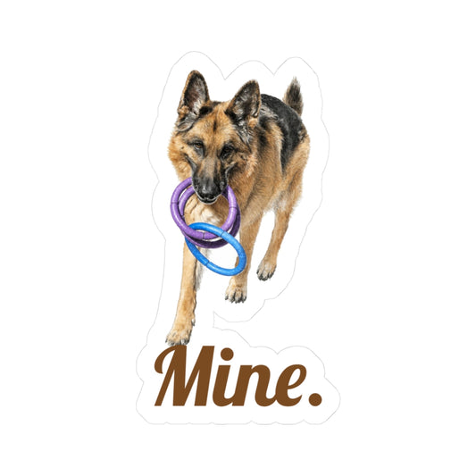 Mine | German Shepherd Sticker