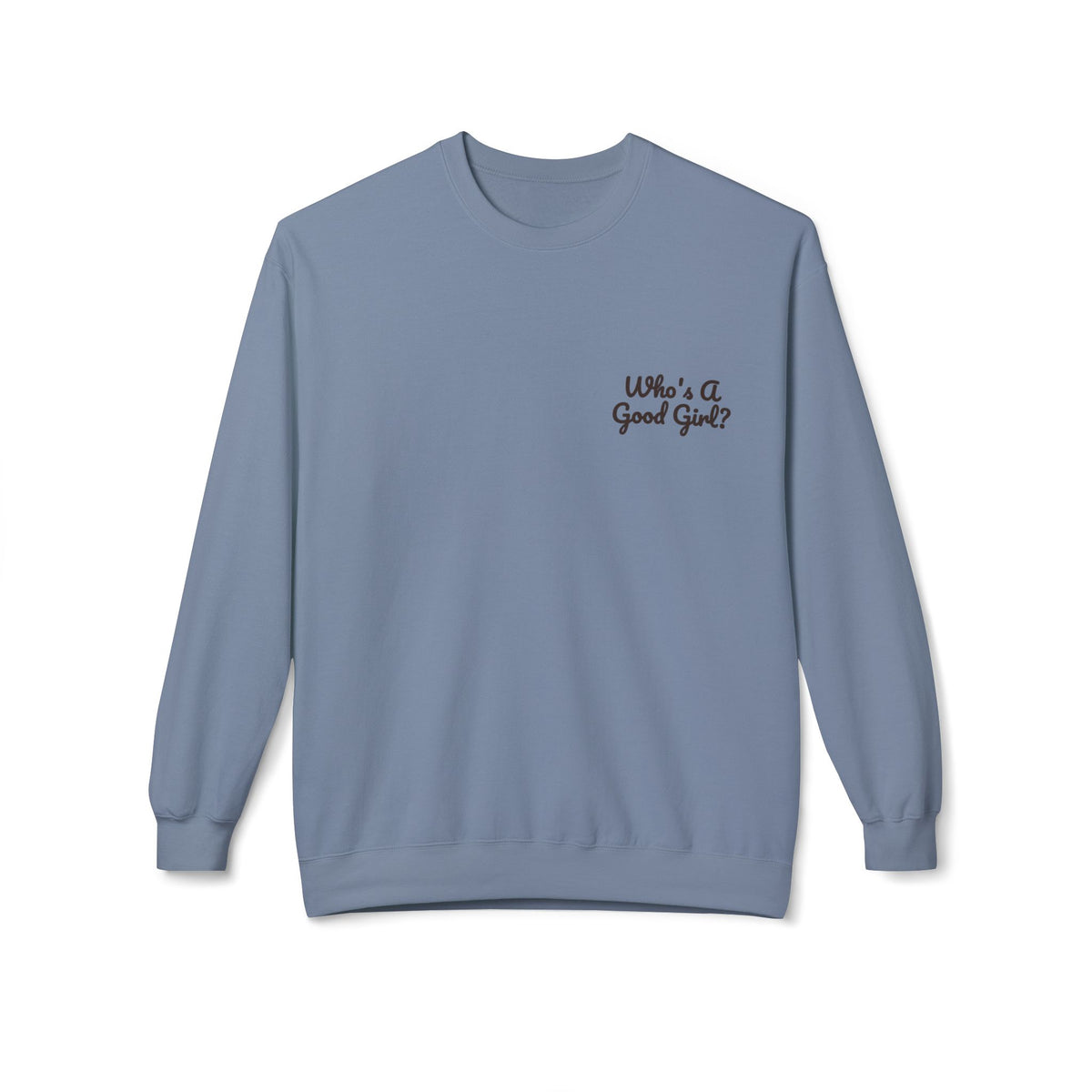 Who's A Good Girl? Stella & Blue Badge Sweatshirt