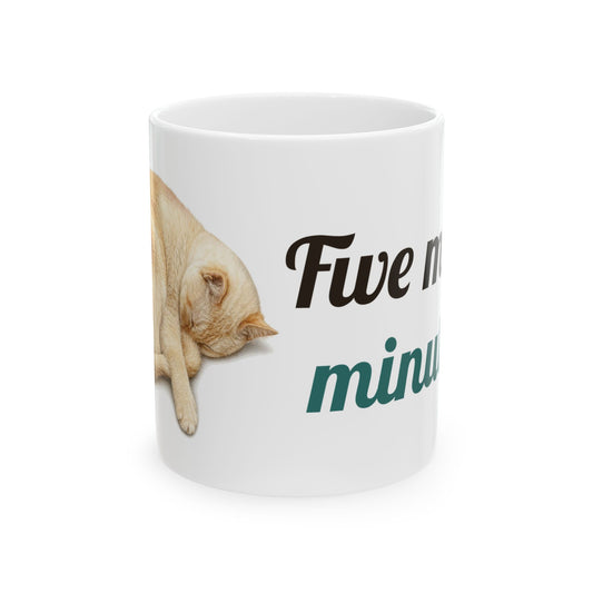 Five more minutes | Siamese Cat Mug