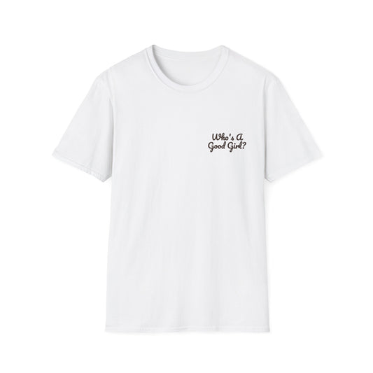 Who's A Good Girl? Stella & Blue Badge T-Shirt