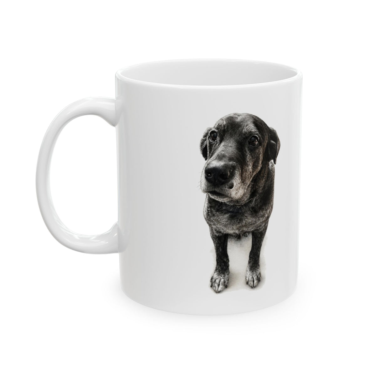 You're getting very sleepy... You want to give me a treat | Black Lab Mix Mug