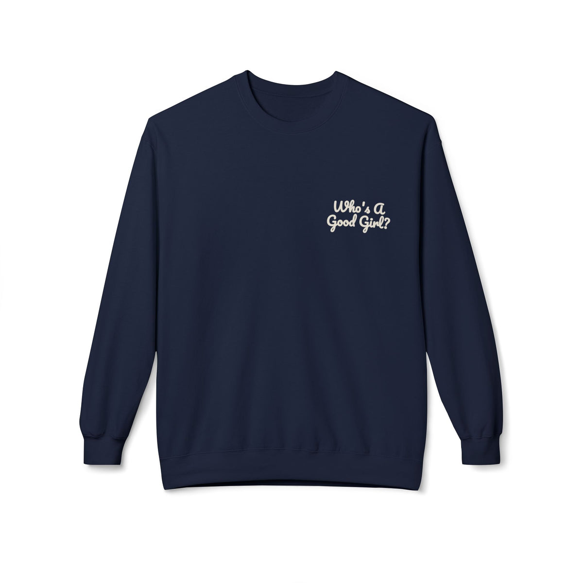Who's A Good Girl? Stella & Blue Badge Sweatshirt