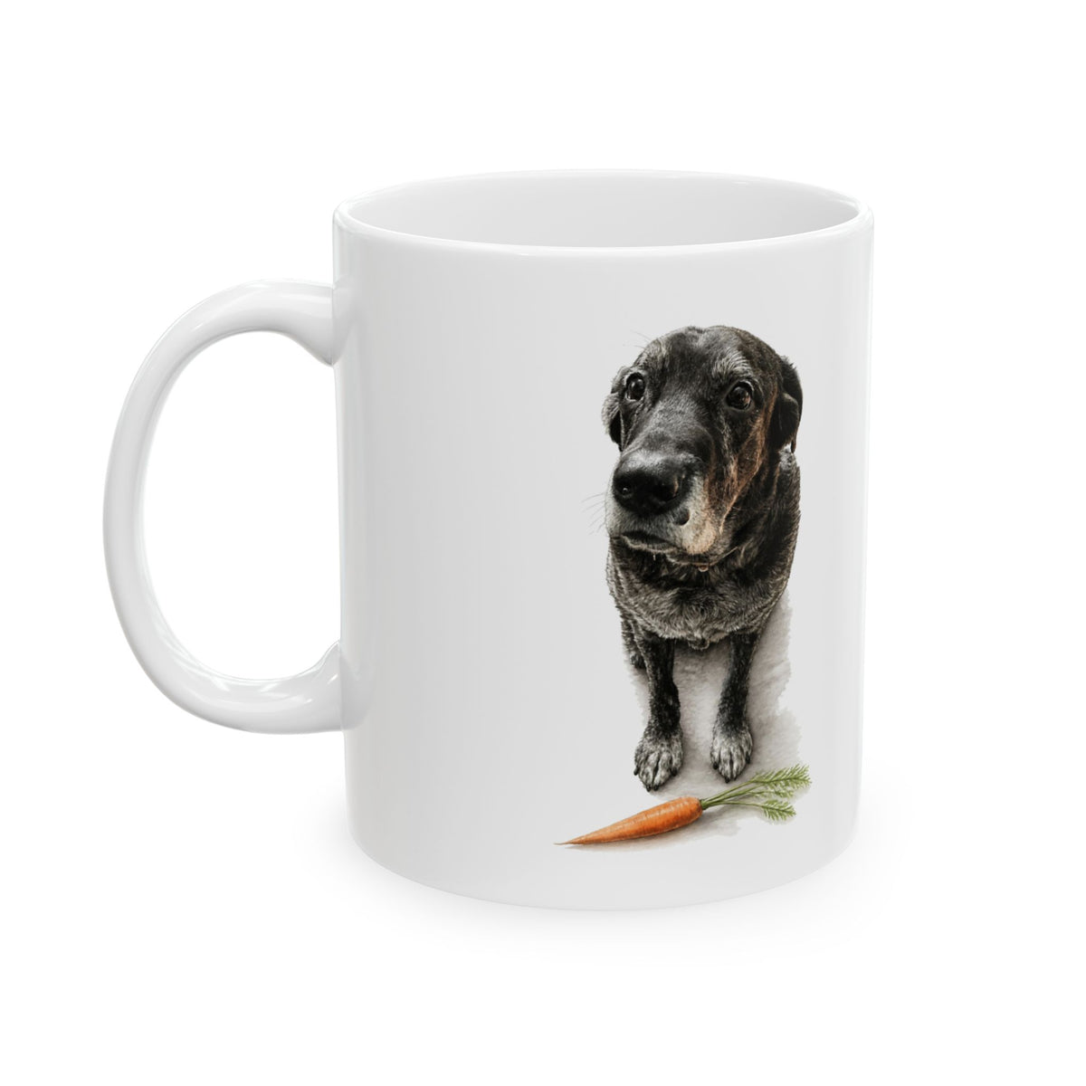 It's carrot o'clock somewhere | Black Lab Mix Mug