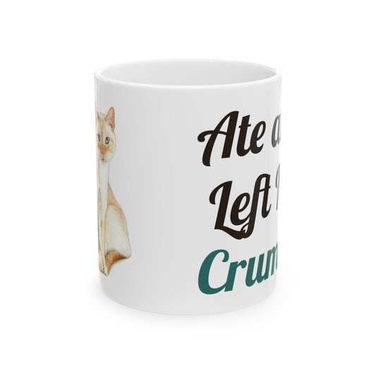 Ate and Left No Crumbs | Siamese Cat Mug