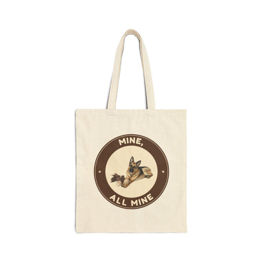 Mine, All Mine. canvas tote bag