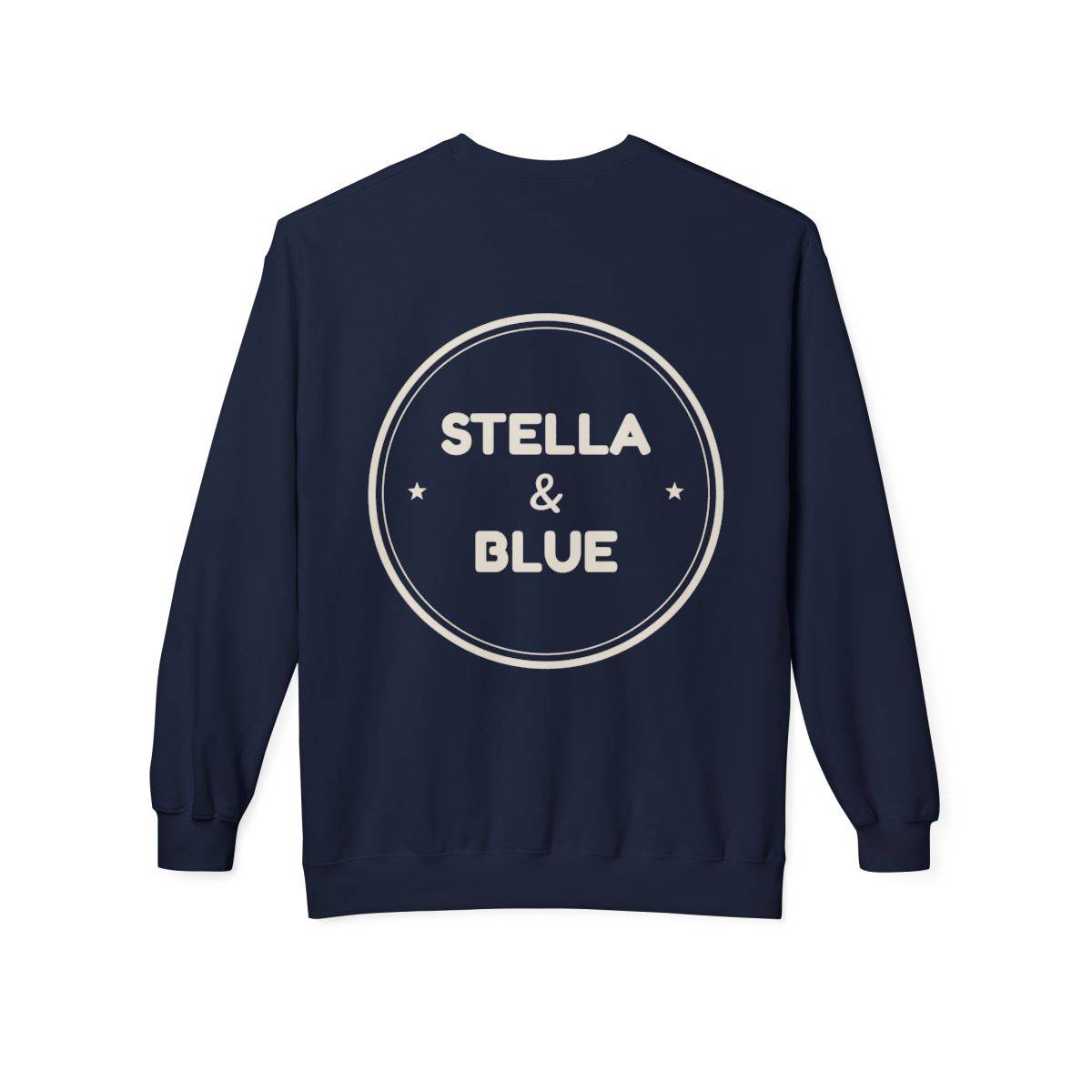 Navy sweatshirt back